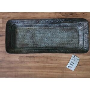 Hammered Elegant Rectangular Tray